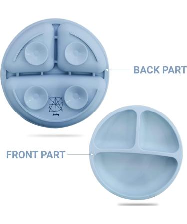 JuaRey Silicone Suction Plate for Babies - Baby & Toddler Suction Plate (3 Pack) - Buy Online on GoSupps.com