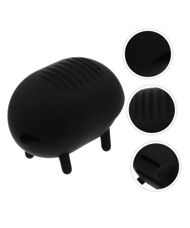 DOITOOL Beauty Egg Storage Powder Puff Holder - Travel Size 7.5x5cm - Stylish Black Organizer for Makeup - Buy Online on GoSupps.com