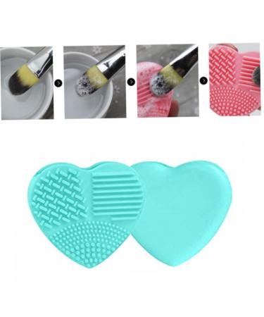 Silicone Heart-Shaped Makeup Brush Cleaning Tool | Egg Brush Cleaner for Beauty - Buy Online on GoSupps.com