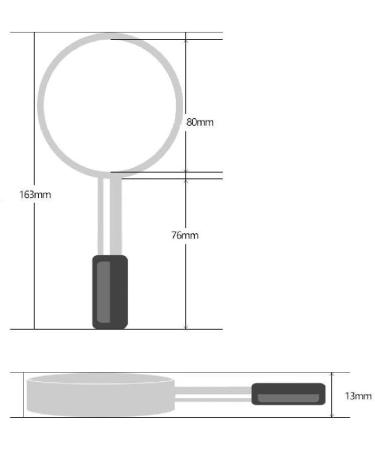 Magnifying Glass Children's Old Man Reading High Magnification 10 Times Student Handheld Portable Magnifying Glass Metal Frame Lofty Ambition - Buy Online on GoSupps.com