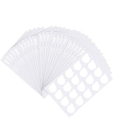 500 pieces lash holder for eyelash glue eyelash adhesive holder pallet sticker sticker for eyelash extensions adhesive pads waterproof for eyelash holder ring silicone glass