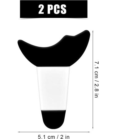 SAVITA 2pcs Eye Makeup Guard Tool Silicone Eyelash Guide Shield Mascara Makeup Tool Reusable Eyelash Makeup Tools for Women Girl (black) - Buy Online on GoSupps.com