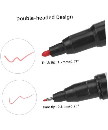 Beavorty 30 Pcs Eyebrow Pen Makeup Tools White Eye Pencil Cosmetic Liner Pen Brush Water Proof - Buy Online on GoSupps.com