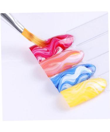 TOSSPER Gradient Drawing Nail Brush - UV Gel Painting Pen with Wooden Handle | Manicure Nail Art Tool - International Shipping Available - Buy Online on GoSupps.com