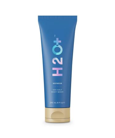 Sea Salt Body Wash by H2O+ - Cleanses and Refreshes with an Oceanside Scent - Made with Aloe Vera, and Vitamin E for Soft and Smooth Skin - Free from Parabens, Mineral Oils, and Phthalates Sea Salt and Peppermint (Natural)