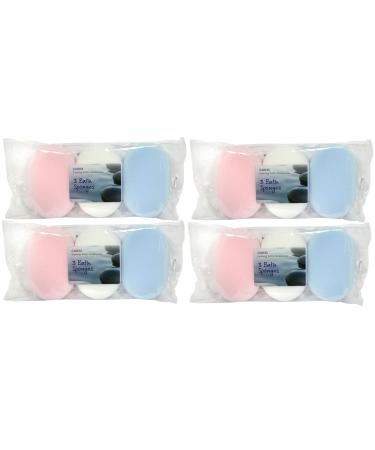 Luxury Bath Sponge - 12 x Bath Sponge for Adults