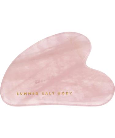 Buy Summer Salt Body Gua Sha - Rose Quartz for Glowing Skin | International Shipping Available - Buy Online on GoSupps.com