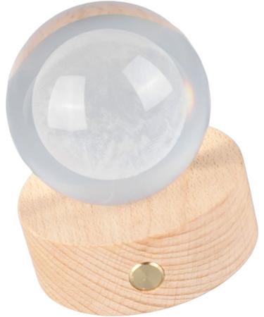 Kenanlan 3D Crystal Moon Ball - Bright Clear Astronomy Sculpture & Night Light | 6 cm Miniature Decoration - Buy Online on GoSupps.com