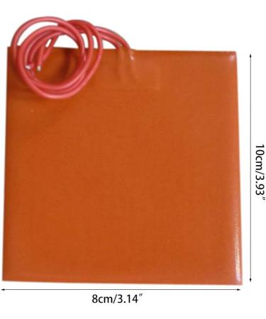 SAKEIOU 3D Printer Silicone Heating Pad 80x100mm - 12V 20W Heatbed Mat for Optimal Performance - Buy Online on GoSupps.com