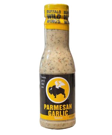 (Pack of 6) Buffalo Wild Wings Parmesan Roasted Garlic Sauces 12 fl oz with Free Miras Trademark 2-in-1 Measuring Spoon - Buy Online on GoSupps.com