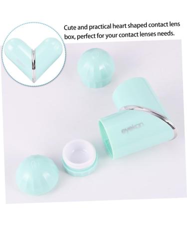 GLEAVI Heart-Shaped Glasses Holder Case Set | Cute Plastic Storage Box - 9.5x3cm | Ideal for International Shipping - Buy Online on GoSupps.com