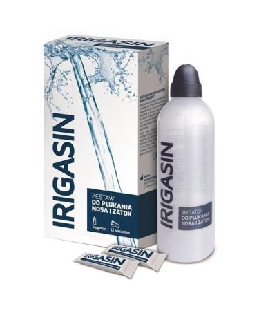 IRIGASIN - Set irrigator + 12 sachets