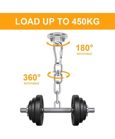 Flintronic Stainless Steel Ceiling Hook - 400kg Heavy Load Bracket for Punching Bags Hammocks and Swings - Durable Indoor & Outdoor Suspension Solution - Buy Online on GoSupps.com