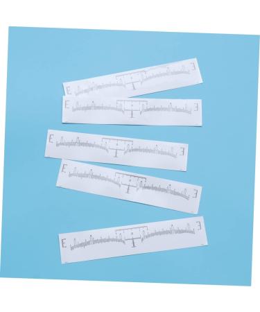 Angoily 120pcs Eyebrow Shaping Tool Makeup Tools Jewel Measurement Tool Vernier Caliper Sticker Disposable - Buy Online on GoSupps.com