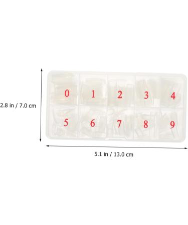 minkissy French Manicure Kit 2 Sets Nail Set Sanding Bar Stainless Steel Artificial Hallow - Buy Online on GoSupps.com