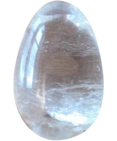 Small Non-Perforated Crystal Quartz Yoni Egg | Premium Quality for Intimacy & Wellness - Shop Internationally - Buy Online on GoSupps.com