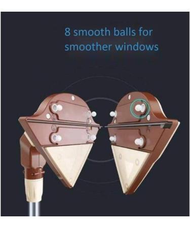 Double Sided Window Cleaner Extended Telescopic Rod Cleaner Glass Wiper (816mm) - Buy Online on GoSupps.com