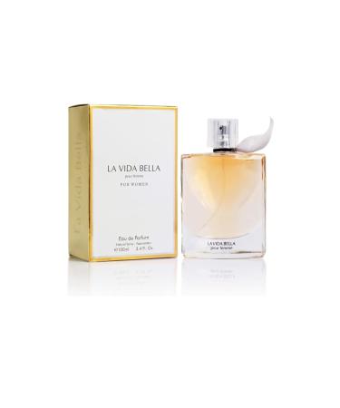 L Vida Bella Eau De Parfum for Women - Floral Fruity Fragrance - Rich & Elegant Aroma - Scents of Iris jasmine & Orange Blossom - Warm & Powdery Base of Almond - 100ml Bottle for Daily Wear - Buy Online on GoSupps.com