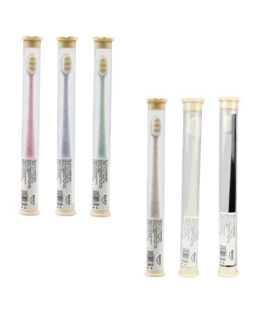 Beaupretty 12 Stk Wangan Hair toothbrush Sustainable toothbrush cleaning tool toothbrush with soft bristles portable toothbrush pp wave pregnant woman cleaning brush