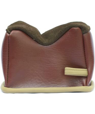 BenchMaster All Leather Rifle Bench Bag Rest | Shooting Sand Bag for Gun Sighting - Weather Resistant | Hand Double Stitched | Multiple Sizes Available - Small Filled - Buy Online on GoSupps.com