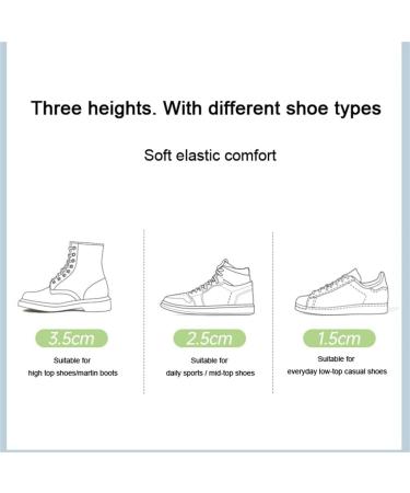 CSCDD Height Increase Insole - Invisible Inner Pads for Men & Women | Sneaker Cushion Boost 1.5-3.5 CM - Buy Online on GoSupps.com