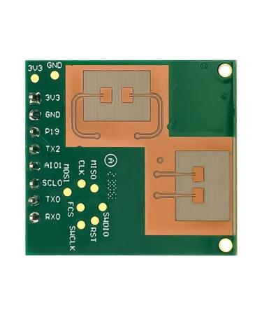KCVzitrds Radarmodule LD6002 FMCW sensor for monitoring the body signs millimeter waves 60 g for the detection of the respiratory tract and the heart rate simple installation easy to U