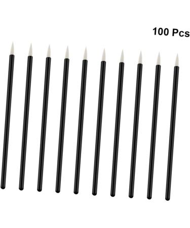 Baluue 100pcs Cosmetics Brush Liquid Makeup Eyeliner Applicator Tool Eye Makeup Eyeliner Liquid Brush White 10X0.5X0.5cm White - Buy Online on GoSupps.com