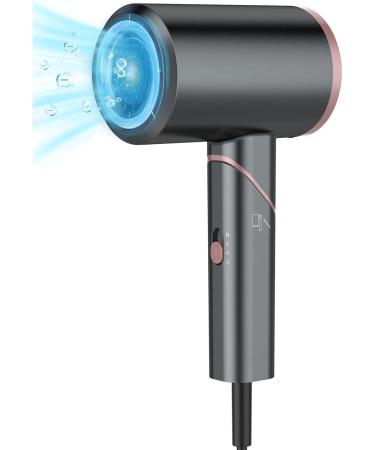 1800W Ionic Hair Dryer with Diffuser & Foldable Handle - Rose Gold - Buy Online on GoSupps.com