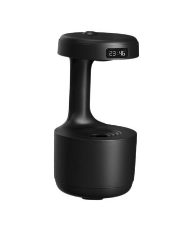 Air Humidifier Humidifier Creative 800ml Water Tank Capacity Quiet Humidifier Anti Humidifier for Office Black