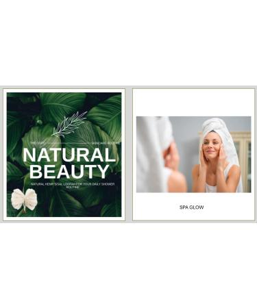Buy Eco-Friendly Women's Spa Natural Loofah Set of 4 | Biodegradable Organic Exfoliator for Bath & Shower | Perfect for Travel - Buy Online on GoSupps.com