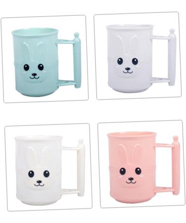 Buy Zerodeko 3pcs Cartoon Toothbrush Mug Set | Cute White Cups for Kids - International Shipping Available - Buy Online on GoSupps.com