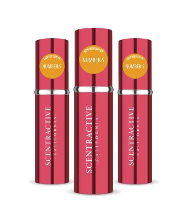 CA Perfume Impression of Number 5 For Women Replica Version Fragrance Dupes Concentrated Long Lasting Eau de Parfum Spray Refillable Atomizer Bottle 0.17 Fl Oz/5ml-X3 CHNL NUMBER 5 IMPRESSION 0.51 Fl Oz (Pack of 1)