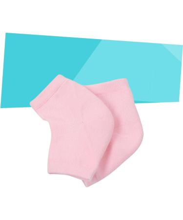 Healeved Feet Heel Socks Gelt Hand Muffs Cracked Heels Moisturizing Socks Round Playing Mat Spa Gloves Dry Heels Socks Gel Gloves and Socks Men and Women Casual Socks Absorb Sweat Pink - Buy Online on GoSupps.com