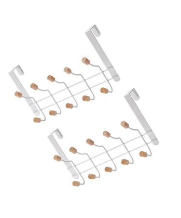 UKCOCO 2 Pcs 1 Wall Hanging Hook Hanger Towel Hook Bath Ball Hooks Punch- Door Hooks Coat Hook Mask