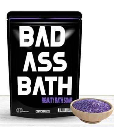 Badass Bath Soak - Purple Bath Salts for Funny Spa Gifts, Men, Women, Stocking Stuffers & White Elephant Gift - Buy Online on GoSupps.com