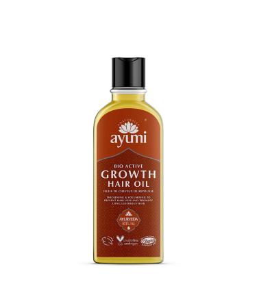 Ayumi Bio-Active Growth Hair Oil. Vegan Cruelty-Free Dermatologically Tested 1 x 150ml