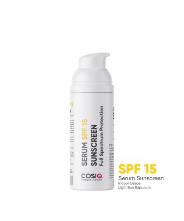 Indoor Sunscreen Serum SPF 15 PA++++ - Broad Spectrum UVA/UVB/IR Protection | Lightweight No White Cast Skin Safe - 30ml - Buy Online on GoSupps.com