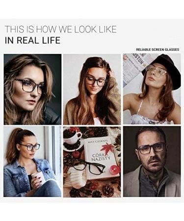 3-Pack ADEWU Blue Light Filter Glasses for Men & Women - Anti Blue Light Computer & Gaming Glasses for PC Cell Phone & TV - Buy Online on GoSupps.com