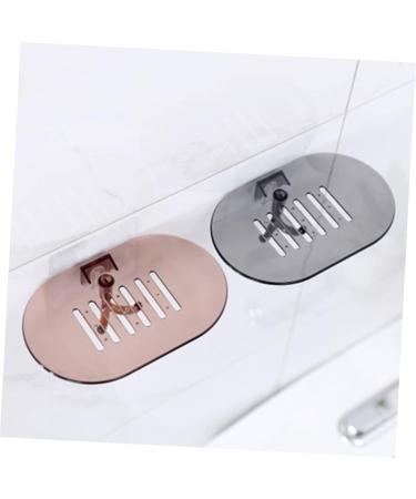 Ciieeo 2pcs Box Drain Soap Holder Straw Glasses Easter Island Silicone Mold Venetian Plaster Tools Bathroom Storage Soap Rack Soap Holder with Hook Soap Box Suction Wall - Buy Online on GoSupps.com