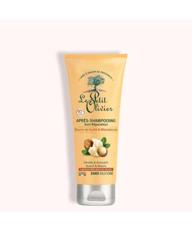 Le Petit Olivier Le Petit Olivier Shea & Macadamia Repairing Shampoo Balm 97% Natural Origin Silicone-Free | Recyclable Tube | One Voice Certified | Made in France | 200ml
