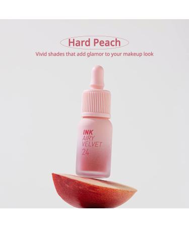 Peripera Ink Airy Velvet Lip Tint - #021 Fluffy Peach | High Pigmentation, Lightweight, Moisturizing, Cruelty-Free - Buy Online on GoSupps.com