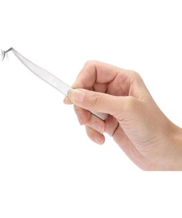 Eyelashes Grafting Tweezers 302 Stainless Steel Right Angle Eyelashes Extension Grafting Picking Tweezers Nippers for Nail Salon and Home Use - Buy Online on GoSupps.com