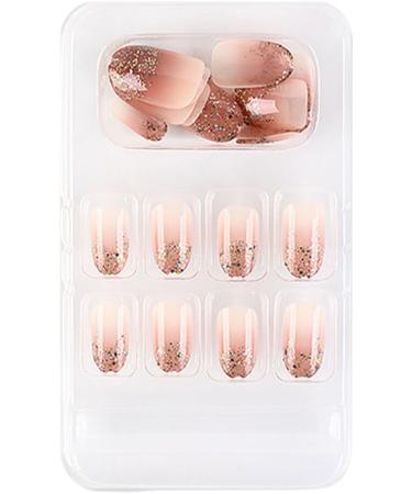 dijiusidy False Nail Fashionable Various Shapes Fingernail Full Coverage Strong Viscosity Adjustable Paster for Manicure Art 38 F741 38 1 count (Pack of 1) - Buy Online on GoSupps.com