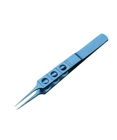 Oyrcvweuy Professional eyelid tweezers for ophthalmological microsurgery.Robust eyelid tweezers made of stainless steel with dwelled platform 2#