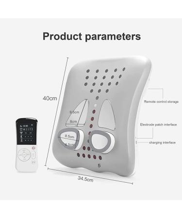CCNGDS Electrical Lumbar Vertebrae Traction Device - 60-Stage Pulse Intensity 7 Modes 4 Electrode Pads for Lower Back Massage & Relaxation - Buy Online on GoSupps.com