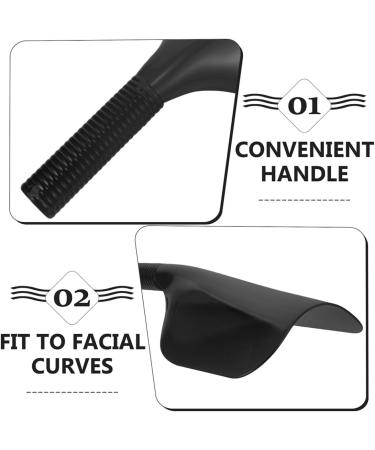 2 pi ces Protecteur pour Coupe de Cheveux avec Poign e cran Facial Plastique Confortable et Facile Nettoyer pour Salon de Coiffure - Buy Online on GoSupps.com