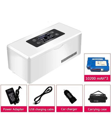 Insulin Cooler Box Constant Temperature 2-8 Mini Drug Refrigerator Mini Medicine Refrigerator With Rechargeable Battery For Car Travel Home (Color : 3battery) - Buy Online on GoSupps.com