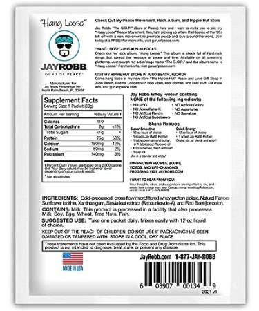 Buy JAYROBB Whey Isolate Protein Powder - Low Carb Keto Gluten Free No Sugar Non-GMO | Best Tasting Individual Servings - International Shipping - Buy Online on GoSupps.com