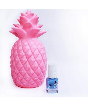 Miss Nella BLUE BELL Safe Nail Polish for Kids Non-Toxic, Odour Free, Water Based Formula for Easy Peel Off | Natural and Safe for Children and Toddlers - Buy Online on GoSupps.com