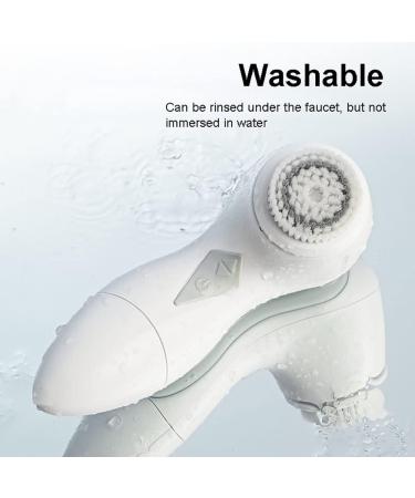 Electric Facial Cleansing Brush IPX6 Waterproof Facial cleansing tool Home 2 Speeds Electric Facial Scrubber for Women - Buy Online on GoSupps.com